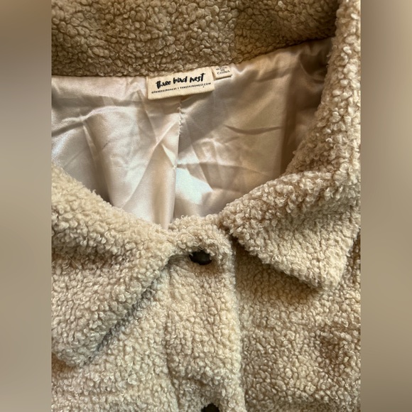 Three Bird Nest teddy jacket - Picture 3 of 3